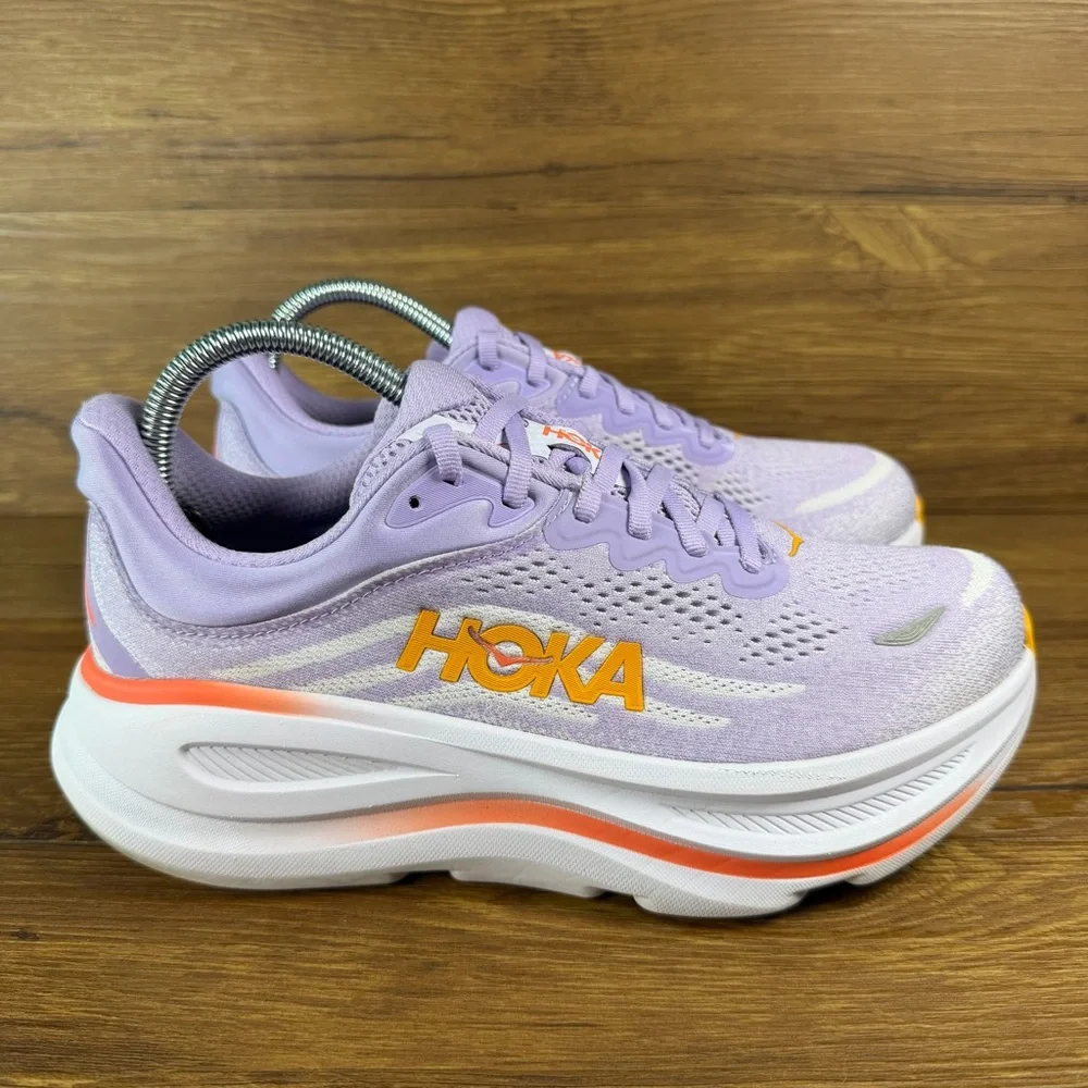 Hoka Bondi 9 Running Shoes Athletic Sneakers Women’s Size 8 2E WIDE